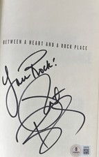 Pat Benatar Signed HC Book Between A Heart And A Rock Place BAS COA Autograph