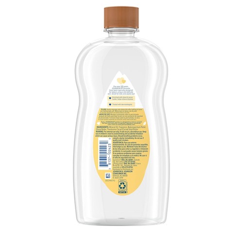 Olio per bambini delicato 20 fl oz burro di karitè e cacao - testato allergologicamente e blocca umidità - Foto 9 di 9