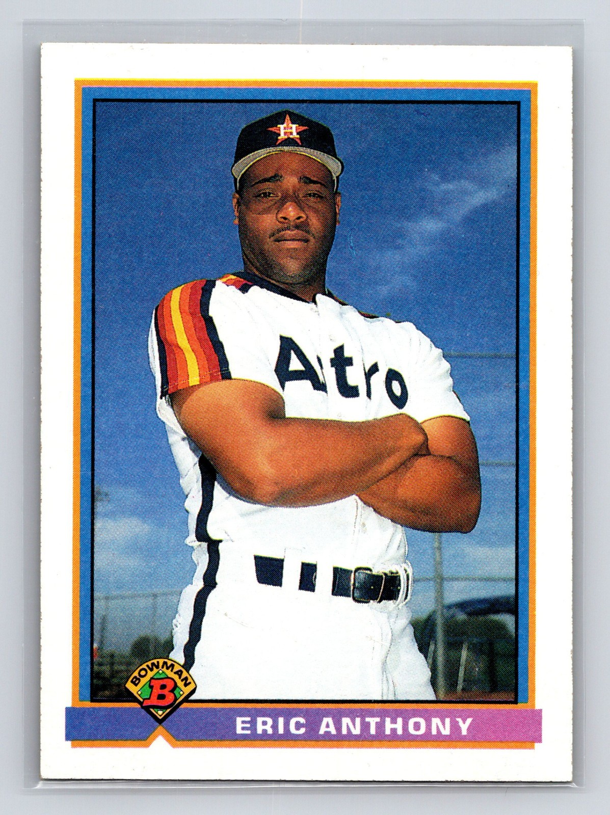 1991 Bowman #540 Eric Anthony Houston Astros Baseball Card