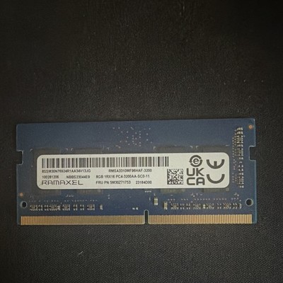 Ramaxel 8GB DDR4 SO-DIMM PC4-3200AA 260-Pin RAM RMSA3310MF96HAF-3200