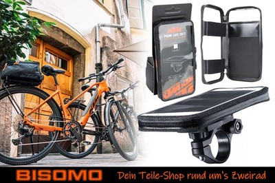 KTM Lenkertasche Fahrrad Smartphone inkl. Halterung Clip and Go max. 4,7 Zoll