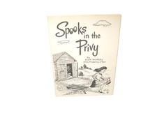 Vintage 1972 Spooks in the Privy -Outhouse-Card by Dick McKeel The Piddlin Poet