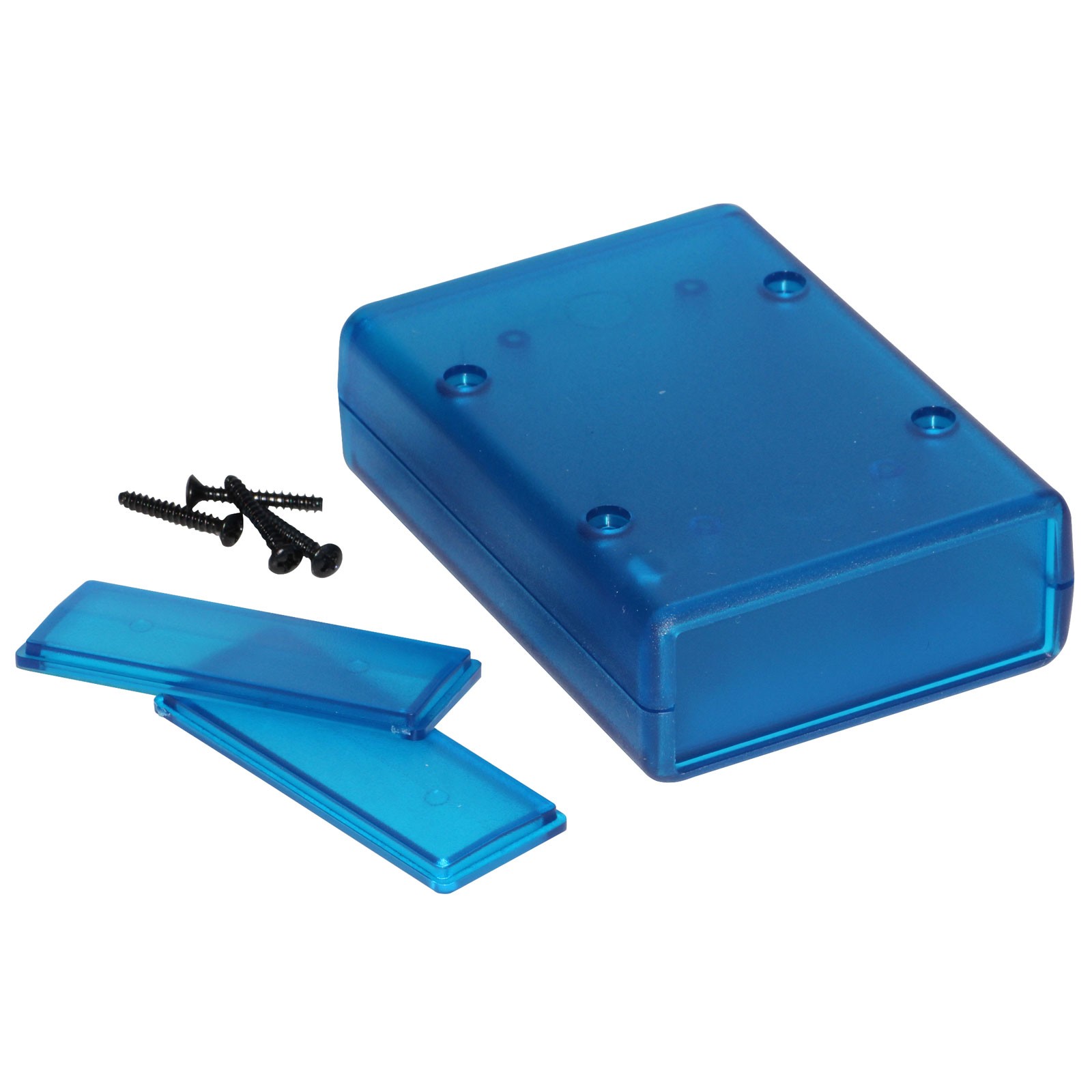 Hammond Translucent Blue ABS Enclosure 92 x 66 x 28mm
