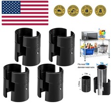 8 Pcs  Wire Shelving Shelf Lock Clips for 1" Posts - Durable Replacement