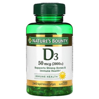 Nature's Bounty D3-2000 IU, 240 Softgels