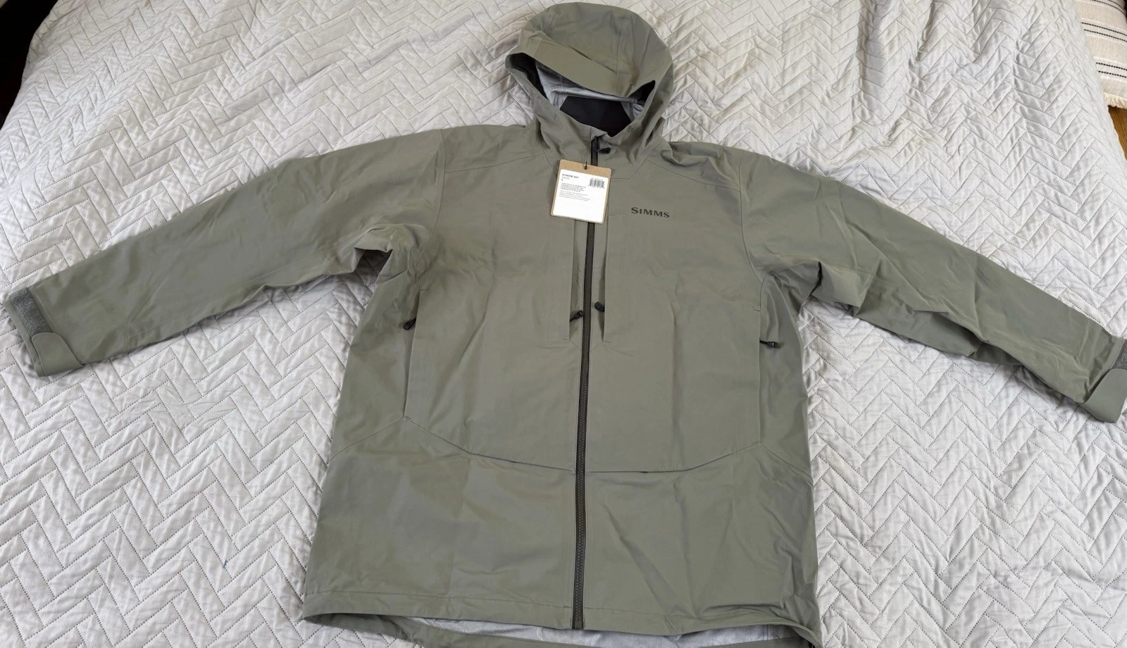 Simms Men's Freestone Wading Jacket - Waterproof Fishing Jacket w/Pockets SizeXL