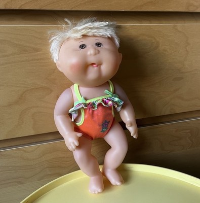 Cabbage Patch Kids Puppe First Edition Schwimmen Badeanzug 80er Mattel 1983 CPK