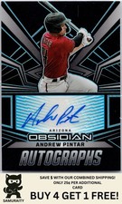 Andrew Pintar 2023 Panini #OA-AP Obsidian Autographs Carolina Blue NM