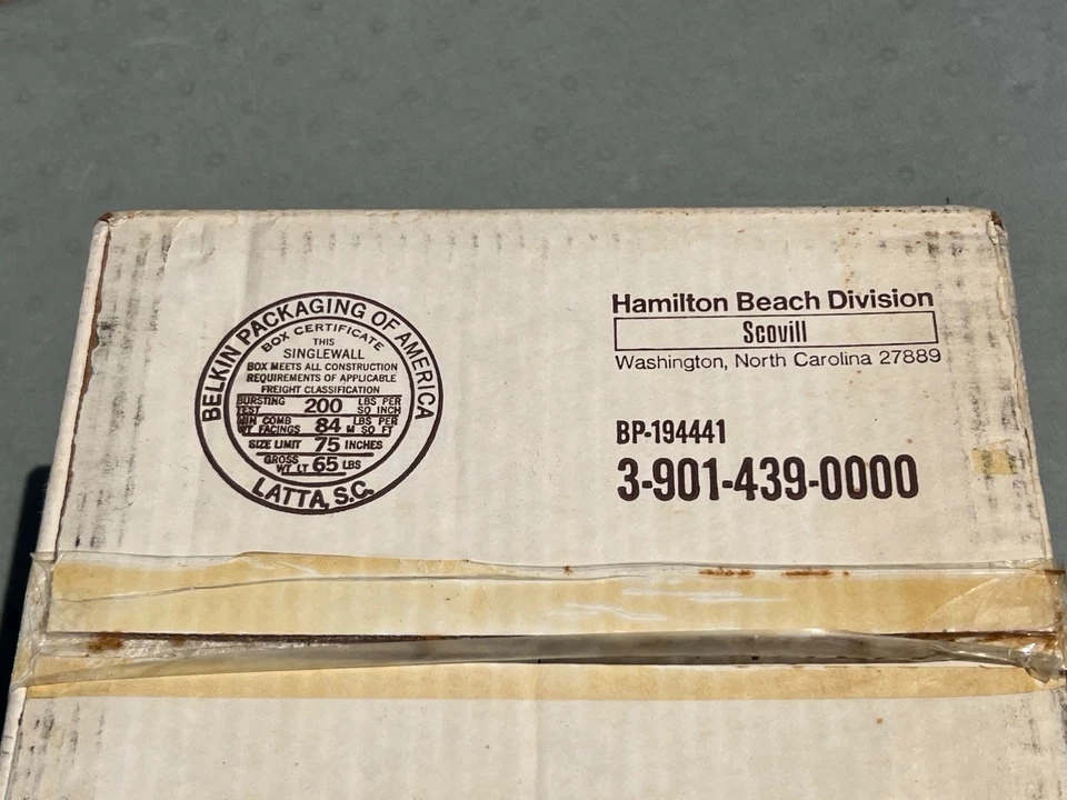 复古 1984 年全新旧库存 Hamilton Beach™ SIMMER-ON 3.5 夸脱慢炖锅 439AL — 第 3/4 张图片