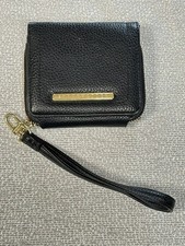 Steve Madden Bjess Wristlet Black w/ Gold Hardware