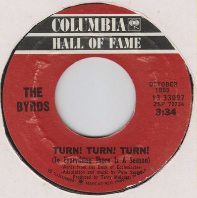 The Byrds - Turn! Turn! Turn! / Eight Miles High (7'') (Very Good (VG)) - 3987441