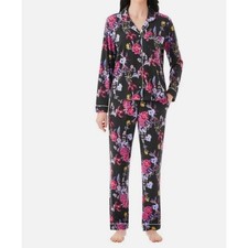 MEMBER'S MARK Women's Soft Stretch Drawstring Pajama Set Floral SIZE LARGE NEW
