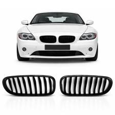 K�hlergrill Single Line Mattschwarz passend f�r BMW Z4 (E85/E86) 2002-2008