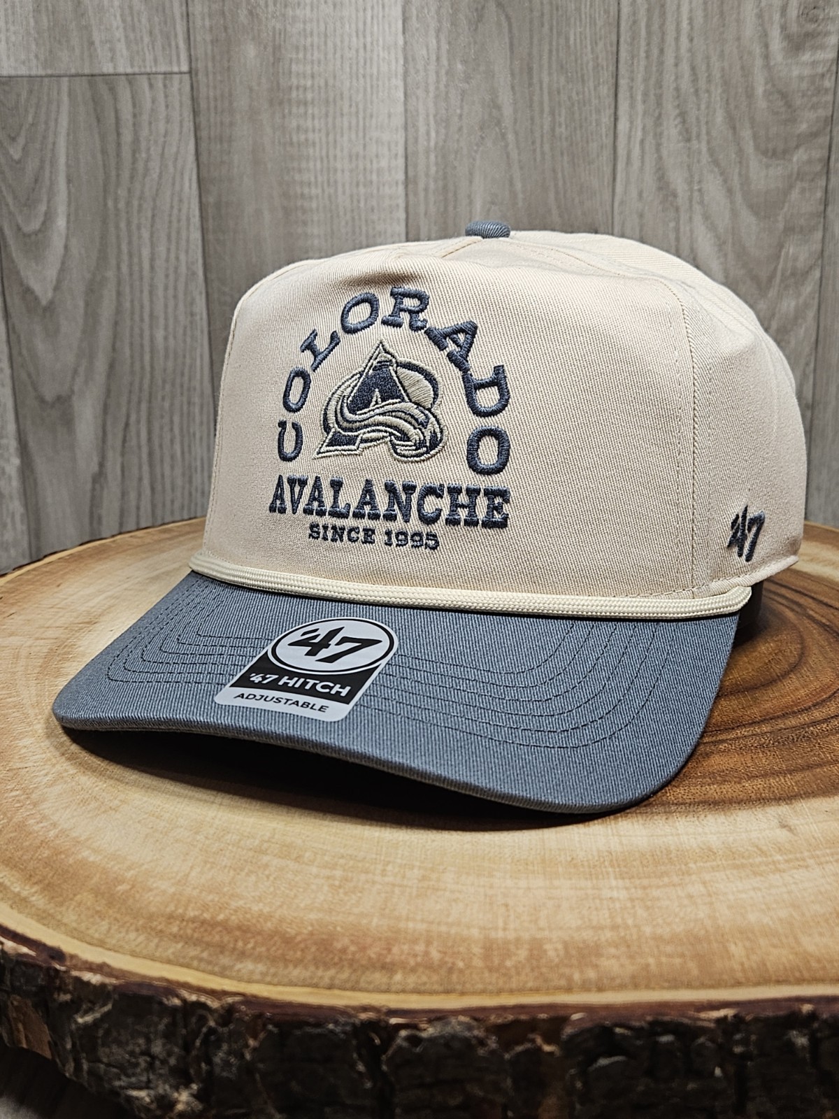 Colorado Avalanche 47 Brand Hitch Golfer Rope SnapBack Adjustable Hat Cap NHL