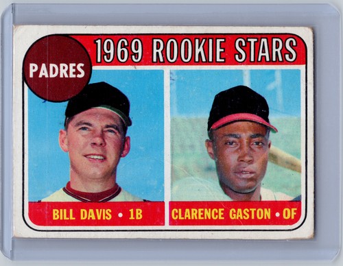 1969 Padres 1969 Rookie Stars: Bill Davis / Clarence Gaston #304