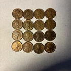 1938-P Lincoln WHEAT Cents Roll Of 16 Coins Higher Grade See Pics