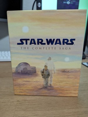 Star Wars: The Complete Saga Blu-ray Disc, 2011 9 Disc Set Complete w/ Sleeve