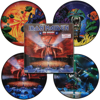 Iron Maiden - EN VIVO! Picture Vinyl 2012 incl. OBI 180 Gramm Gatefold NEU NEW