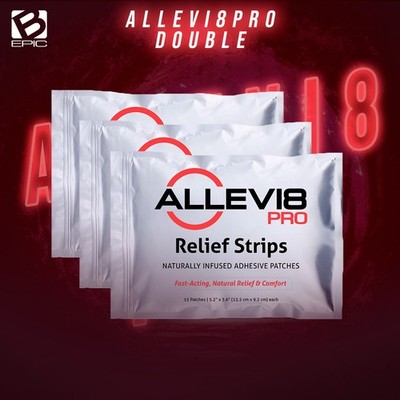 #1 Trusted Seller on eBay 45 Days Bepic Allevi8 Pro Stress Relief B Epic- 3 Pack