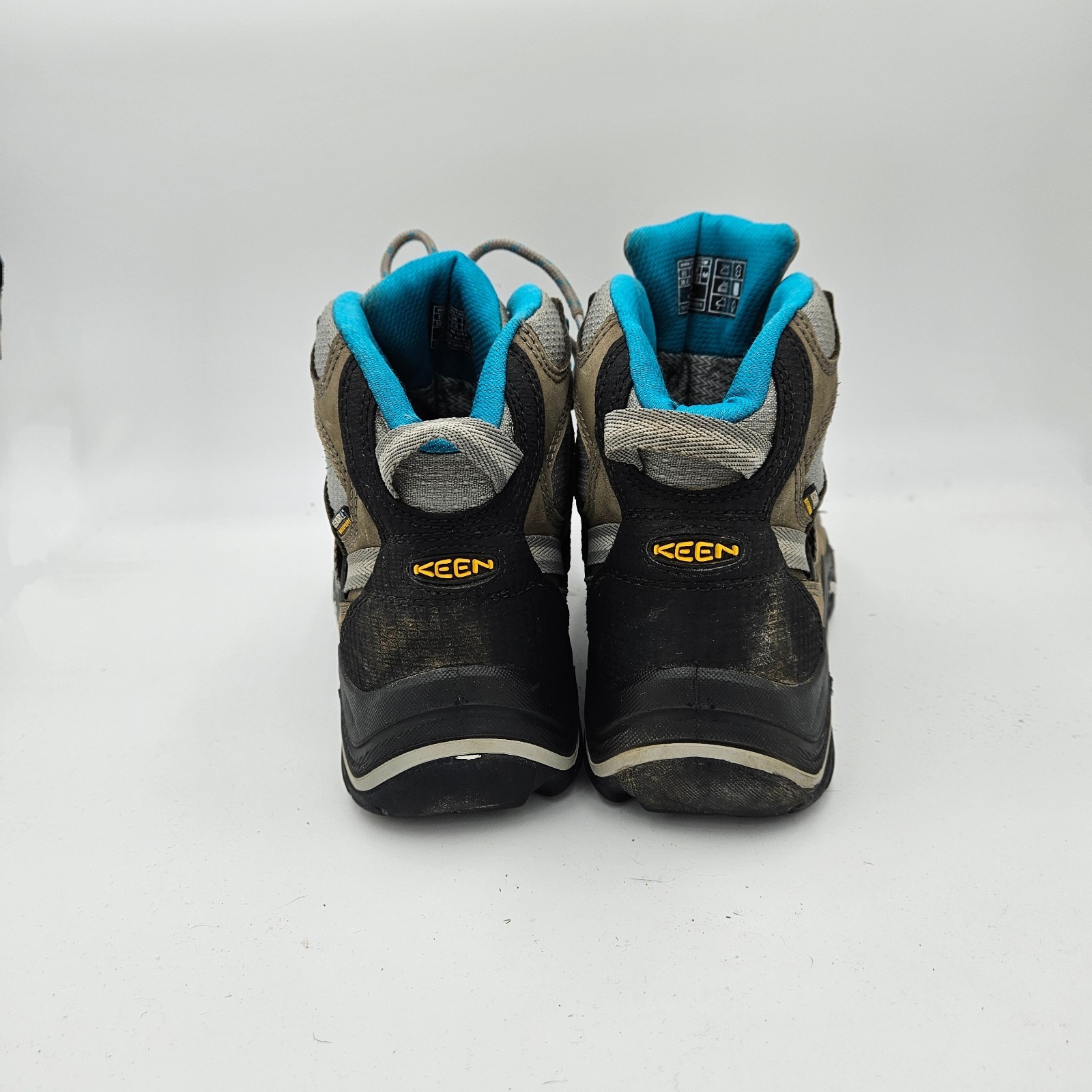 Stivali Keen donna 7 5 Durand Mid scarpe da trekking in pelle marrone comode 1011555