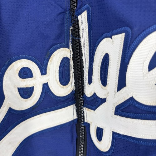 Giacca Majestic Los Angeles Dodgers XL uomo full zip vintage baseball sport LA - Foto 3 di 15