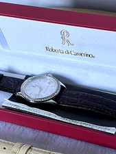 Roberta di Camerino RC-7040 Lunetta Diamante Bianco 33MM Quarzo Donna Italiana 