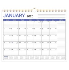 2026 Calendar - 2026 Wall Calendar from Jan. 2026 to Dec. 2026, 12 Month Cale...