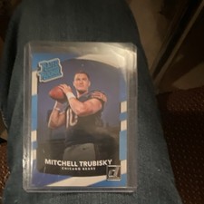 Panini 2017 Donruss Rated Rookie Mitchell Trubisky #328 Chicago Bears Card. rookie card picture