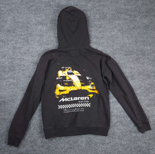 McLaren F1 Racing Hoodie Teens 15/16 Black Graphic Double Sided