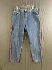 Vintage Y2K Tommy Hilfiger Demin Jeans 38x32 Tommy Jeans Straight Leg Baggy 