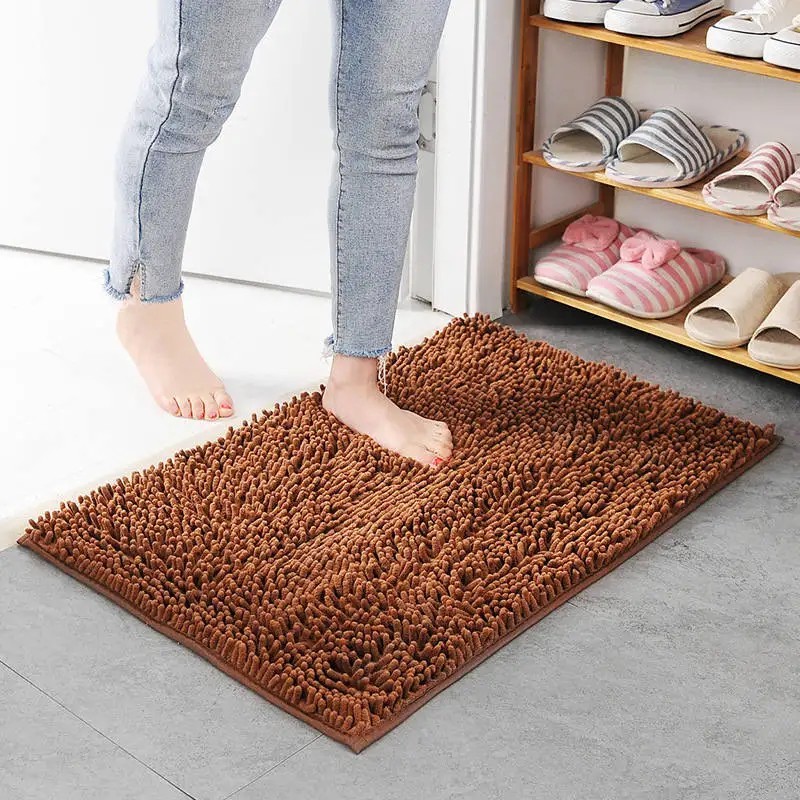 Dog Door Mat for Muddy Absorbent Dirt Trapper Non-Slip Washable Mat 40X60cm