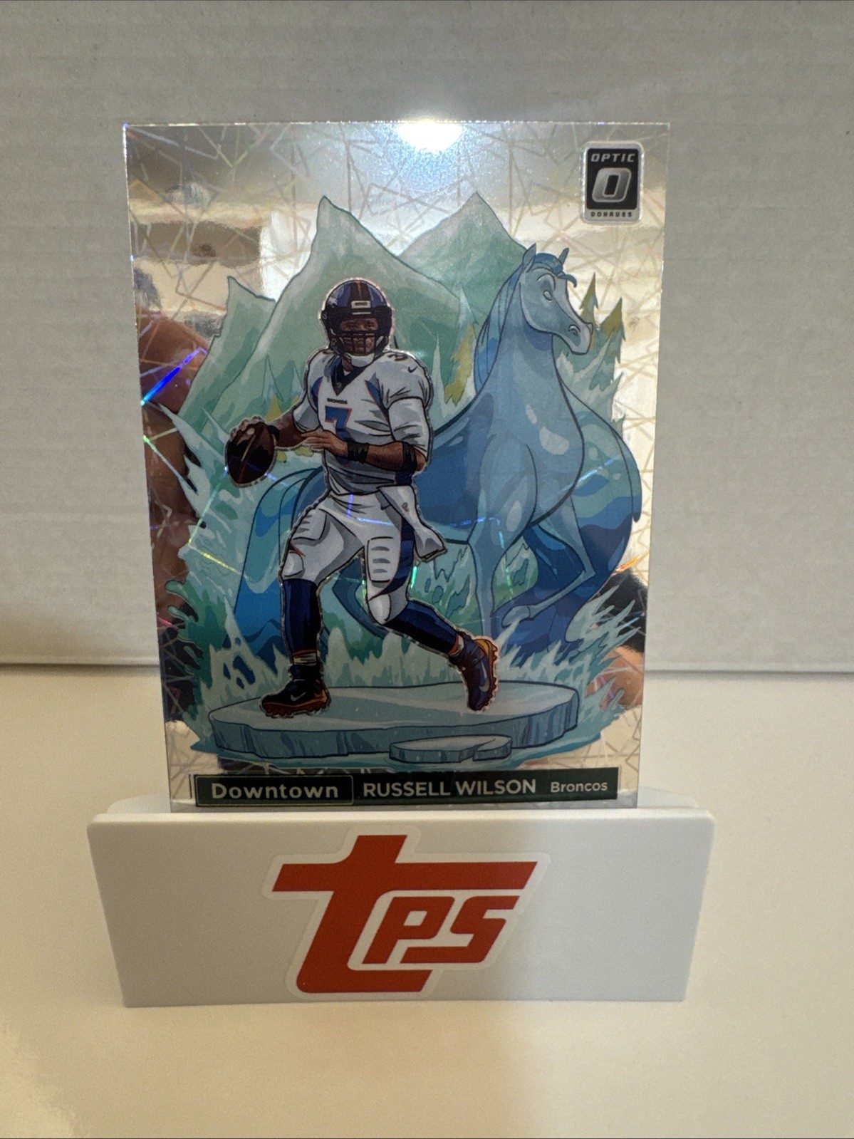 2022 Panini Donruss Optic Football Russell Wilson Downtown SSP #DT-RW Broncos