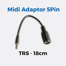 MIDI 5Pin   TRS Adapter 18cm
