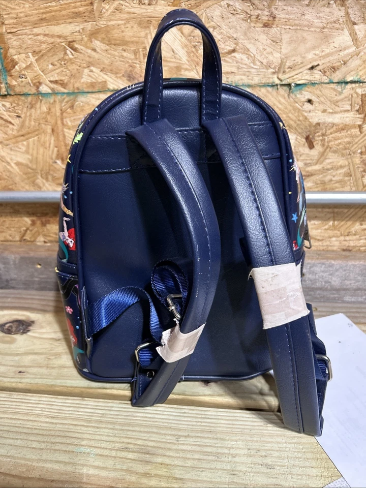 Мини-рюкзак Loungefly Disney Storybook The Little Mermaid Under the Sea НОВЫЙ - Изображение 3 из 4