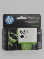 HP 63 XL Black High Yield ink cartridge Genuine New EXP 10/2026+ Free Shipping!
