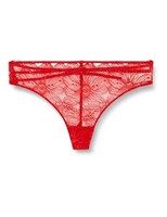 String Pants Damen Rot Mit Spitze, GrößE M, Dagi, Regular Waist, Hosen