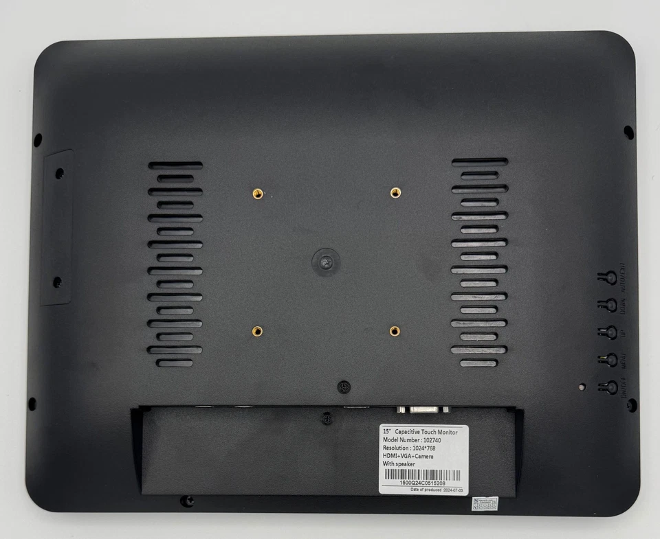 ECRS 15" Capacitive Multi-Touch POS Monitor for Retail, with Built-in Camera - Image 2 of 3