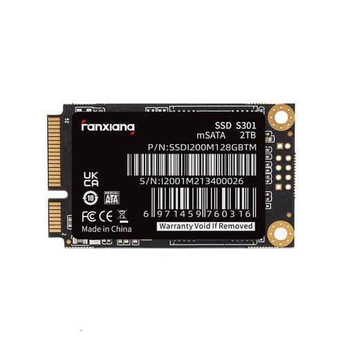 Fanxiang SSD 2TB mSATA Interne Festplatten 6Gbps 500MB/S Solid State Drives