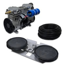 HALF OFF PONDS Pro Aeration System for 1 Acre Ponds & Lakes 1/2HP Kit System