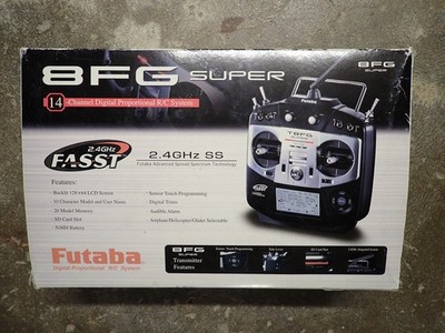 Futaba 8FG Super Remote Sender for RC Aircraft with SD card slot