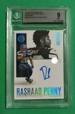 Rashaad Penny Rashaad Penny Autograph Rookie Card. rookie card picture