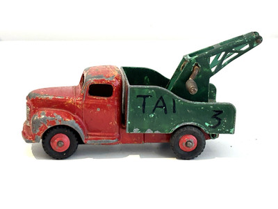 1957 Vintage Dinky Toy Breakdown Crane Truck 25x/430 Commer Diecast 1.43 B2