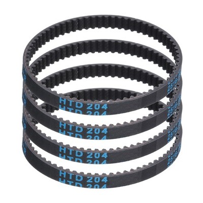 4pcs HTD-3M Rubber Timing Belt 68 Teeth 204mm Pitch Length x 6mm Width