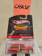 Hot Wheels Larry's Garage Purple Passion Woodie Real Riders Chase N20