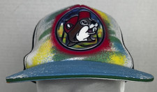 BUC-EE'S Logo Tie-Dye Mesh Trucker Snapback Cap Beaver Mascot Adult OSFM