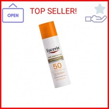 Eucerin Sun Age Defense SPF 50 Face Sunscreen Lotion with Hyaluronic Acid, Hypoa