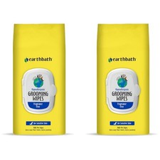 Gentle Hypo-Allergenic Dog Grooming Wipes - Fragrance-Free, 100 Count 2 Pack 