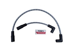 Harley Davidson Big Twin 99-17 FXD Dyna Softail Spark Plug Wires Gray BK Cloth