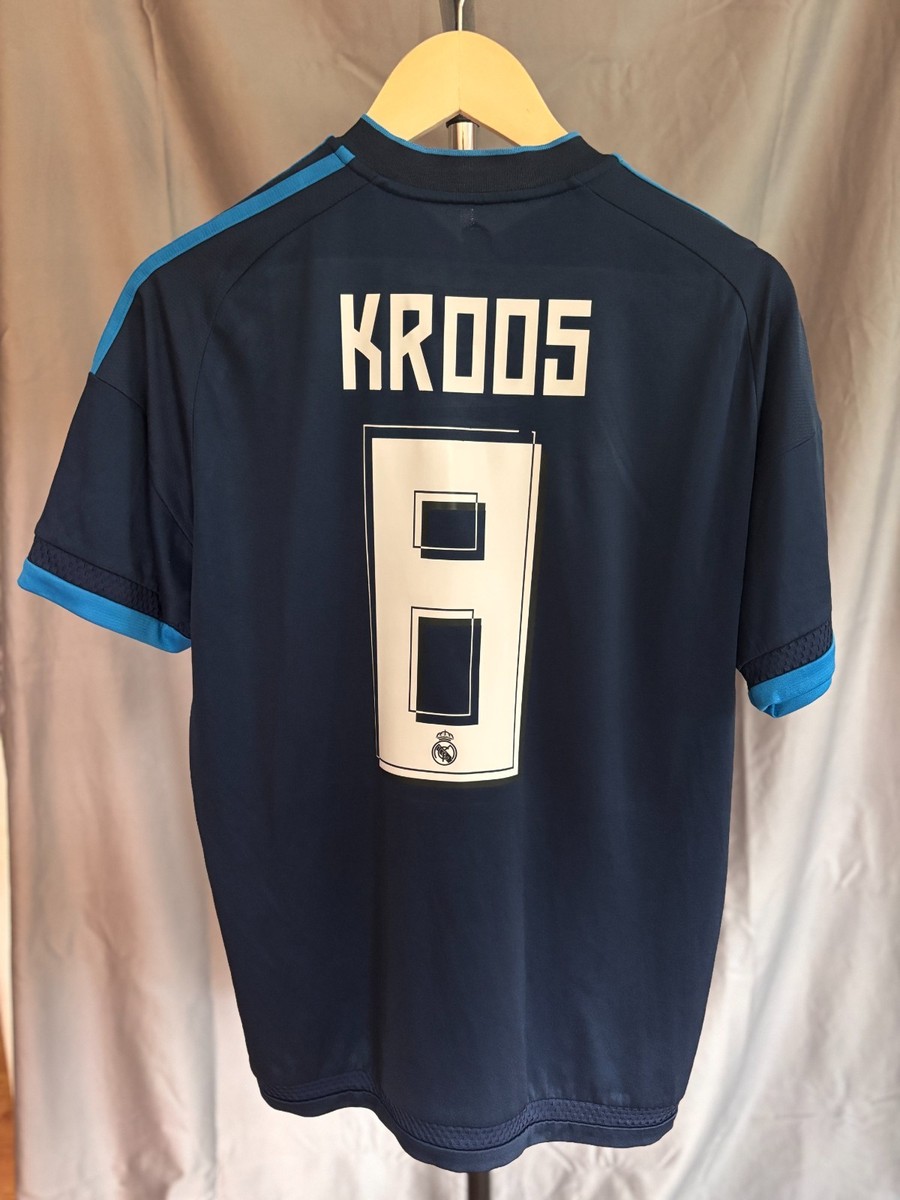 Toni Kroos Real Madrid Jersey Adidas Men M 2015-16 Third | eBay