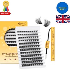 18mm Cluster Lash Extensions with Durable Bond & Seal for Lasting Beauty at Home